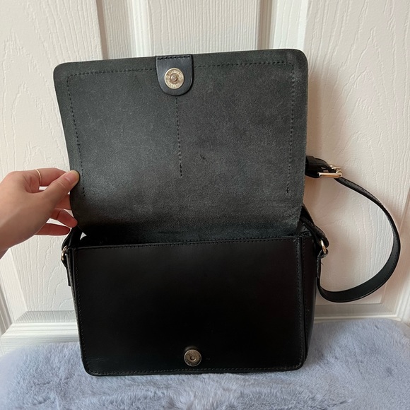 Zara Buffalo Leather Crossbody Bag - Picture 4 of 11